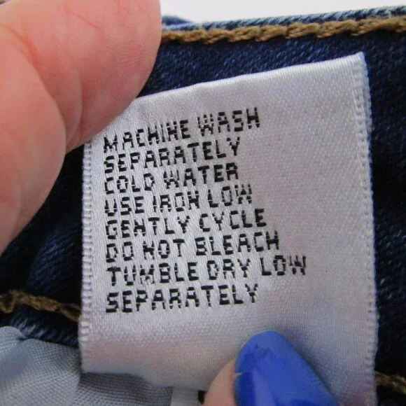 Bamboo Distressed High Rise Stretch Skinny Jeans - Picture 13 of 14